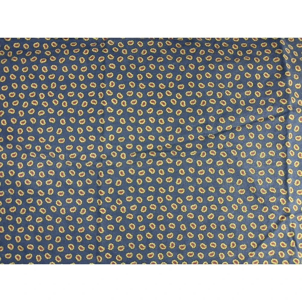 Ralph Lauren Pillowcase Set Foulard Paisley‎ Studio KING Navy Blue Red Gold